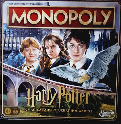 Monopoly Harry Potter Edition Board Game Hasbro Gaming Hogwarts Tokens Sealed