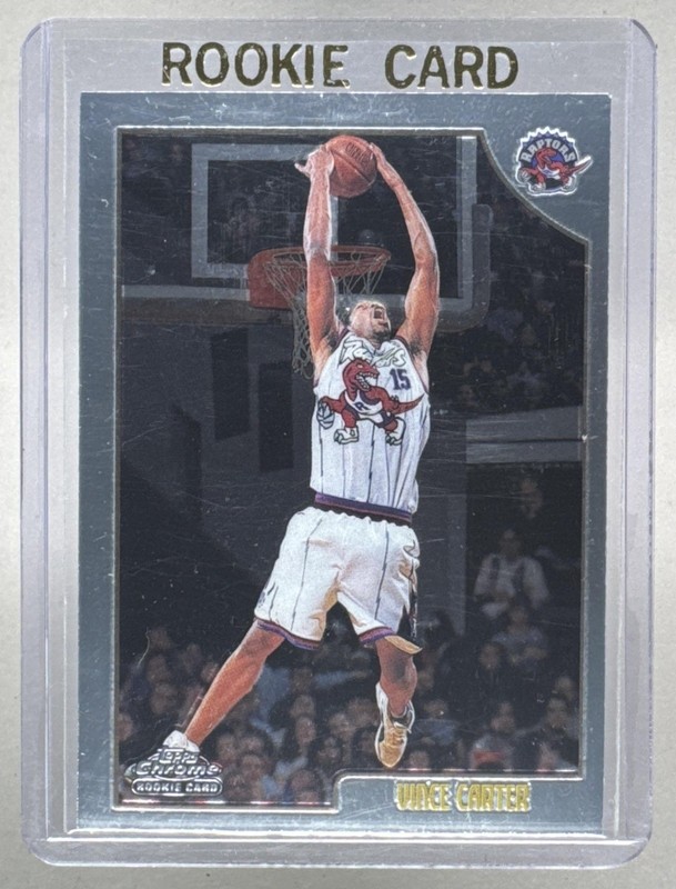 Vince Carter 1998 Topps Chrome #199 Rookie RC