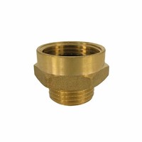 Messing Doppelnippel 1' IG X 1/2' AG – Trinkwassergeeignet, Druckfest