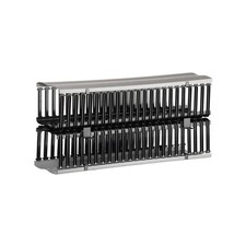 Leviton 8980L-VFR Front  Rear Vertical Cable Management System 80"L x 8"W x 8"D