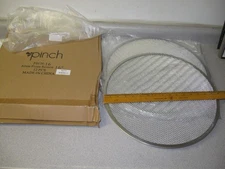 Lot of 12 - 16" Aluminum Pizza Screen - New in Box - Pinch PSCN-16