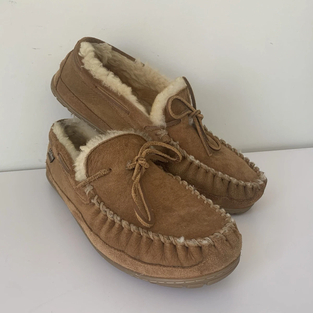 L.L. Bean Lamb Fur Moc Slippers (10 Medium) L.L. Bean Men main image 2