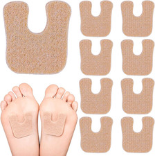 36 Pieces U Shaped Felt Pads Horseshoe Metatarsal Pads Callus Forefoot Foot Pads