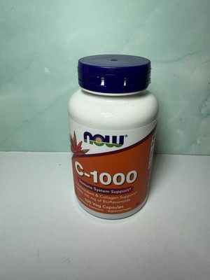 NOW Vitamin C-1000 Immune Support 100 Veg Capsules with Bioflavonoids