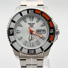 SEIKO 5 Sports SRP201 4R36-00S0 Automatic Day Date 44mm Japan Analog In hand