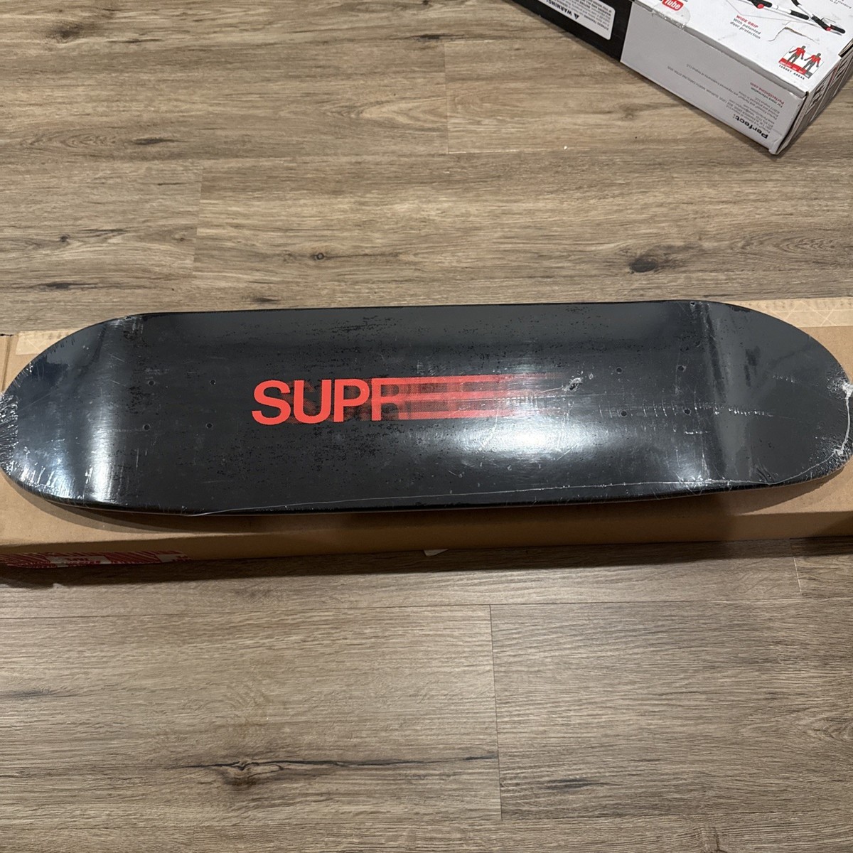 Supreme Cruiser Skate Deck Skateboard Black Red Motion Logo SS20