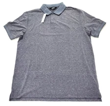 Members Mark Stretch Lightweight Cotton Mens M Pique Polo Classic Fit Shirt Gray