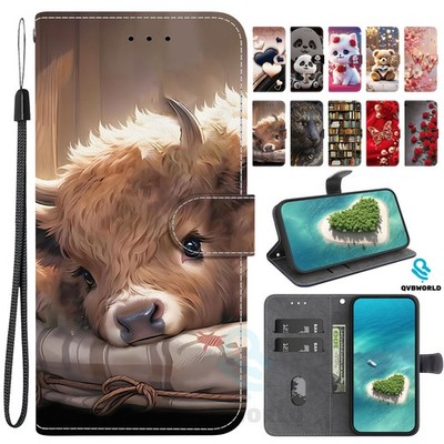 Leder Hülle für Nokia 1.4/2.2/2.3/6.2/5.4/2.4/4.2/7.2 Flip Handy Tasche Schutz