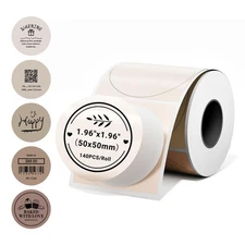 M110 Labels, 2 Inch Round Thermal Stickers for M110/M100/M220/M108/M221 Label...