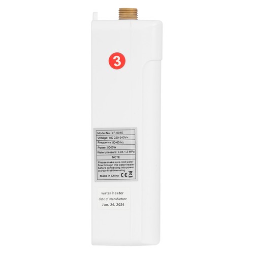 5000W Elektrisch Wasser Kompakt Warmwasserbereiter Fernbedienung mit LED-Anzeige - Bild 9 von 18