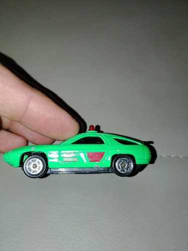 voiture Majorette Sonic Flashers Emergency Doctor SOS Green Porsche 928 - Picture 5 of 5