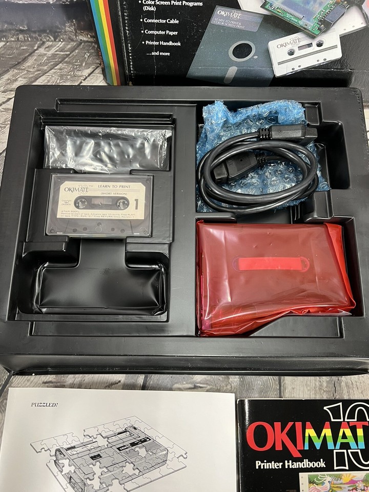 Okidata Okimate 10 The Personal Printer For Atari /Plug N Print Package ...