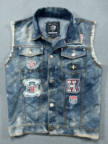 Bare Fox 26 Denim Vest Adult M Medium 