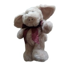 Pig Plush Boyd's Bear 94203HD Pink Beige Neck Ribbon 1988-2001