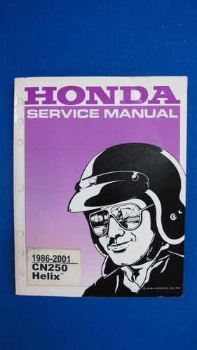Honda '1986 - 2001 CN250 Helix manual de servicio original de fábrica F505 - Imagen 1 de 7