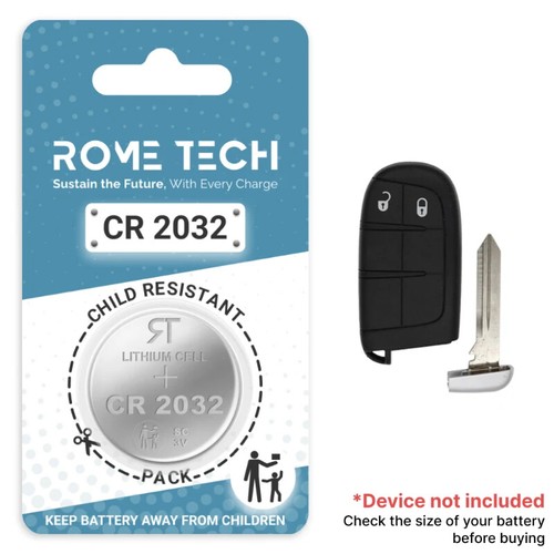 Key Fob Battery Replacement for Jeep Grand Cherokee 2022 2021 - 2008 1 or 2 Pack - Picture 25 of 81