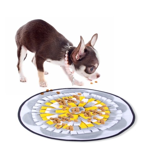 Pet Dog Snuffle Mat Nose Smell Training Blanket Sniffing Pad Slow Feeding Bowl - Zdjęcie 2 z 8