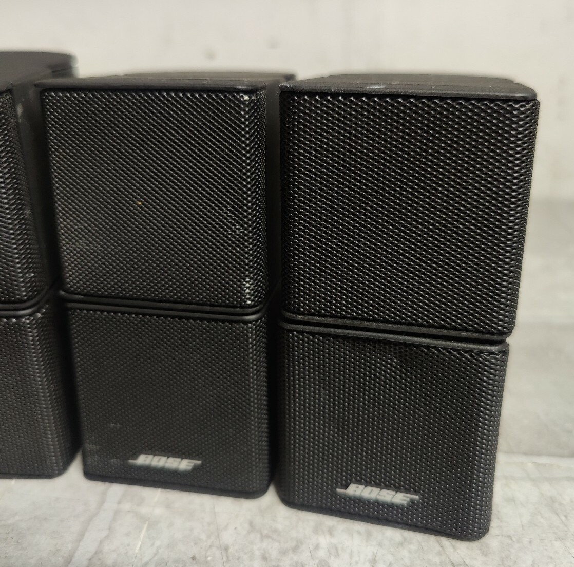 Lot of 5 Bose Jewel Double Cube Speakers Lifestyle/Acoustimass SEE