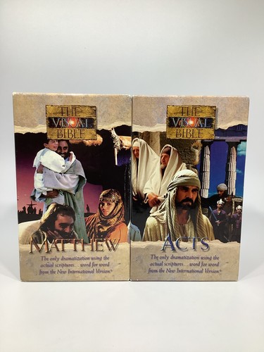 The Visual Bible on VHS - Acts vol. 1-4 & Matthew vol. 1-4 - Picture 3 of 4