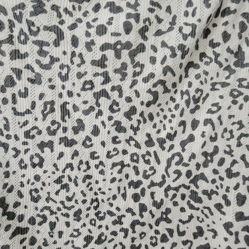Cárdigan para mujer juniors hippie marfil/negro tejido gofre talla S - Imagen 7 de 9