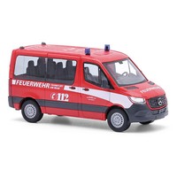 Busch 53467 Mercedes-Benz Sprinter Kurz,Fd, Feuerwehr Frankfurt, 1:87 Neu Modell