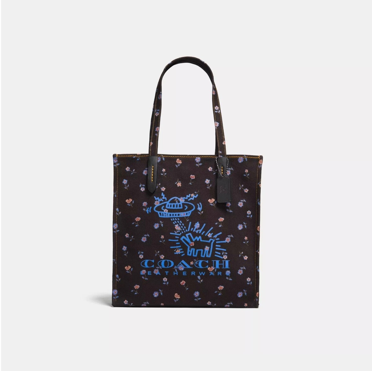 Brand New Coach X Keith Haring Spaceship/Barking Dog Tote | eBay