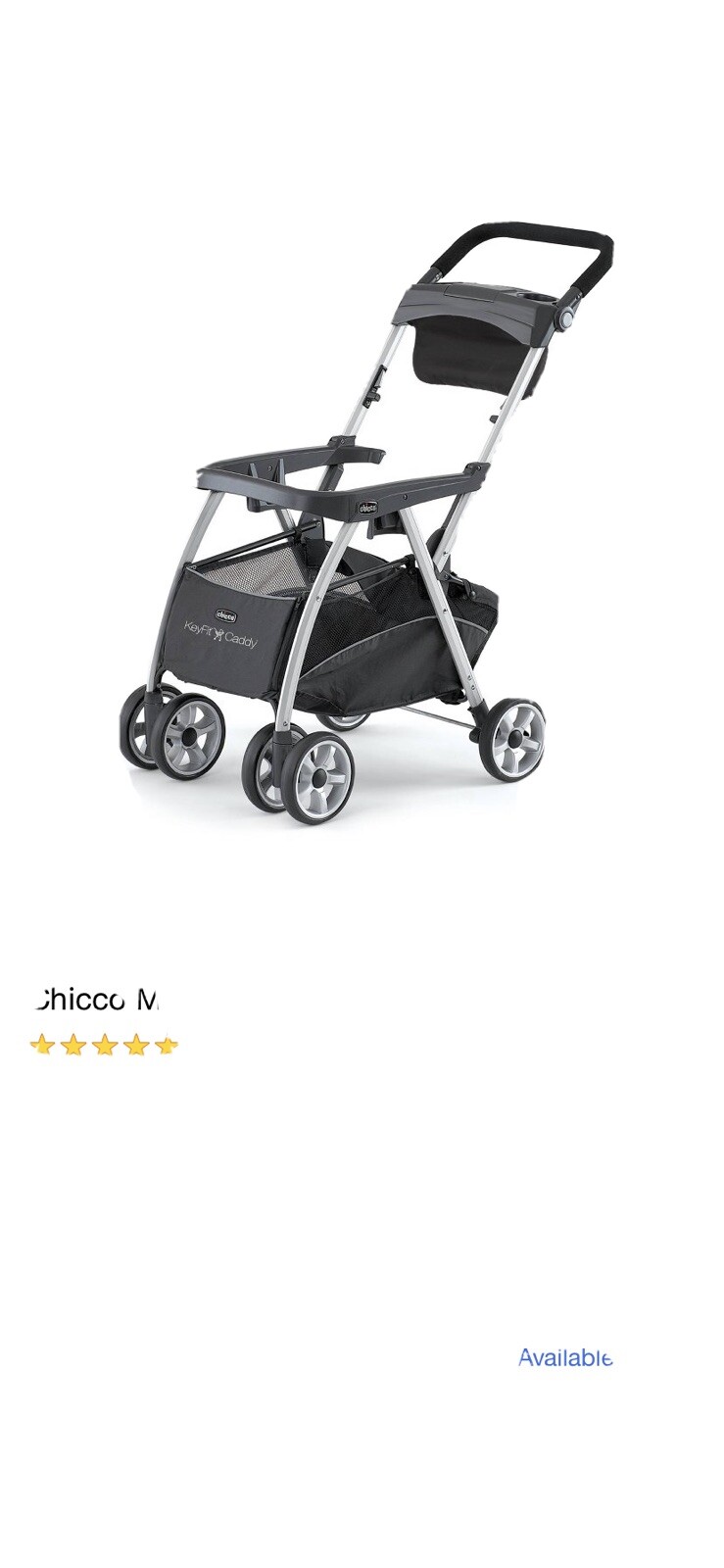 chicco keyfit caddy stroller frame