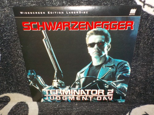 The Terminator 1 & 2 Widescreen Laserdisc THX Arnold Schwarzenegger Free Ship$50 - Picture 4 of 6