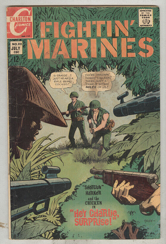 Fightin’ Marines #80 July 1968 VG