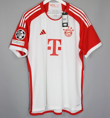 fc Bayern muncghen ゲームシャツ　ユニフォーム　即日発送 adidas FCバイエルン 22/23 ホームユニフォーム レッド/ホワイト