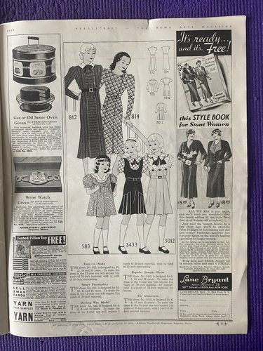 Vintage Lot of (8) Needlecraft For 1932-1934 - Picture 11 of 24