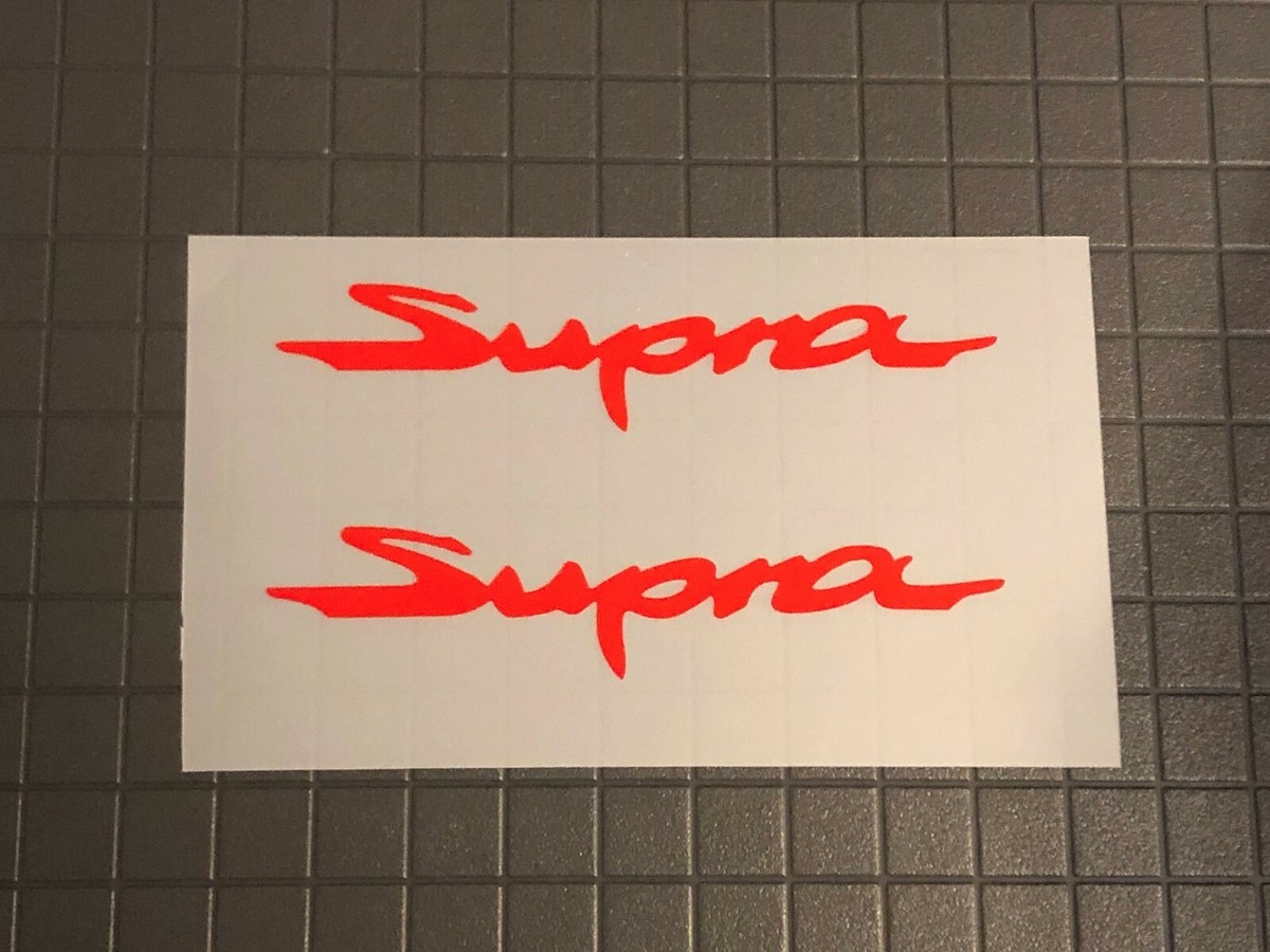 2x Toyota Supra 5th Gen Vinyl Sticker Decal 4