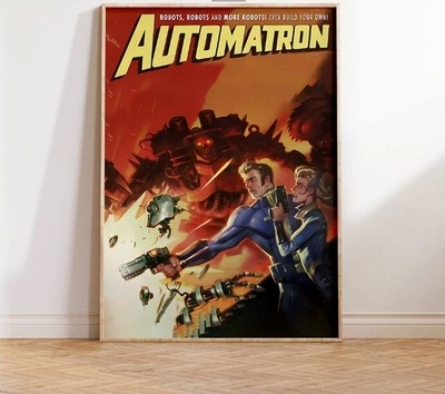 Fallout 4 Game Poster, For Harbor Art, Video Game Wall Decor 2
