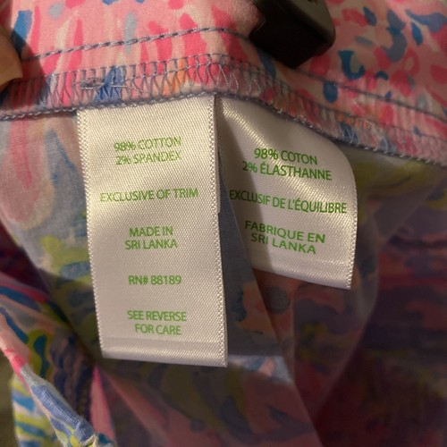 NWT Lilly Pulitzer Ocean View Short Blue Peri Sunrise Bay XL - Picture 8 of 8