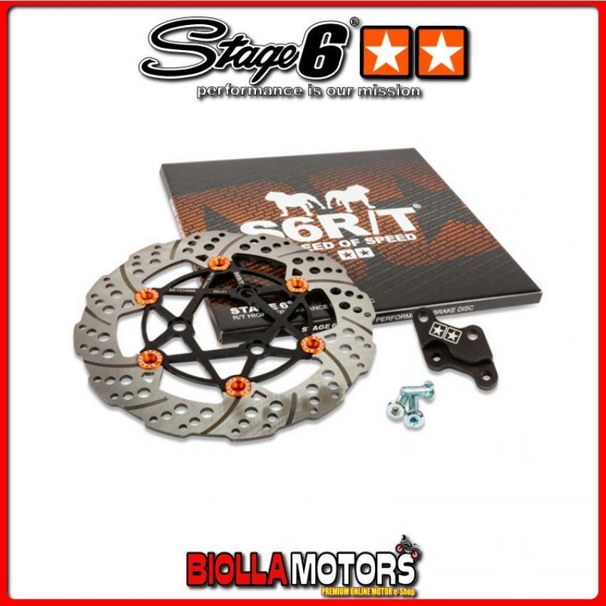 Disco De Freno Delantero Flotante Stage6 250mm Para Malaguti F12 Phantom - S6-1216609