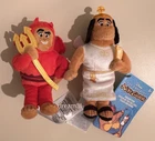 BNWT Disney Parks Emperor's New Groove Kronk Devil & Angel Shoulder Plush Magnet