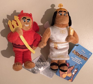 Disney Parks Emperor's Groove Kronk Devil & Angel Shoulder Plush Magnet