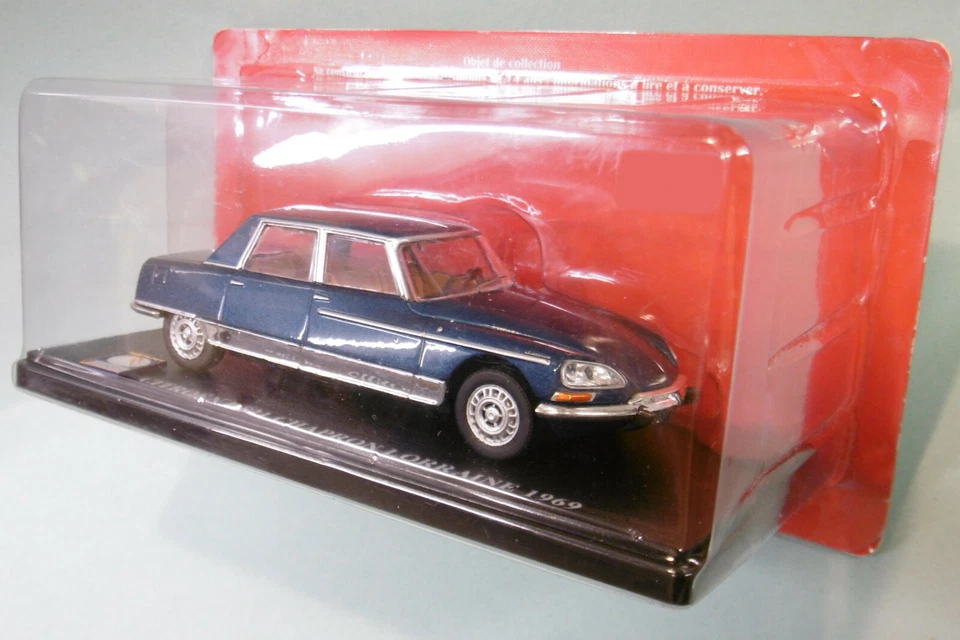 UH / Hachette - CITROEN DS21 Chapron Lorraine 1969 bleu métallisé NBO Neuf 1/43 - Photo 2/3