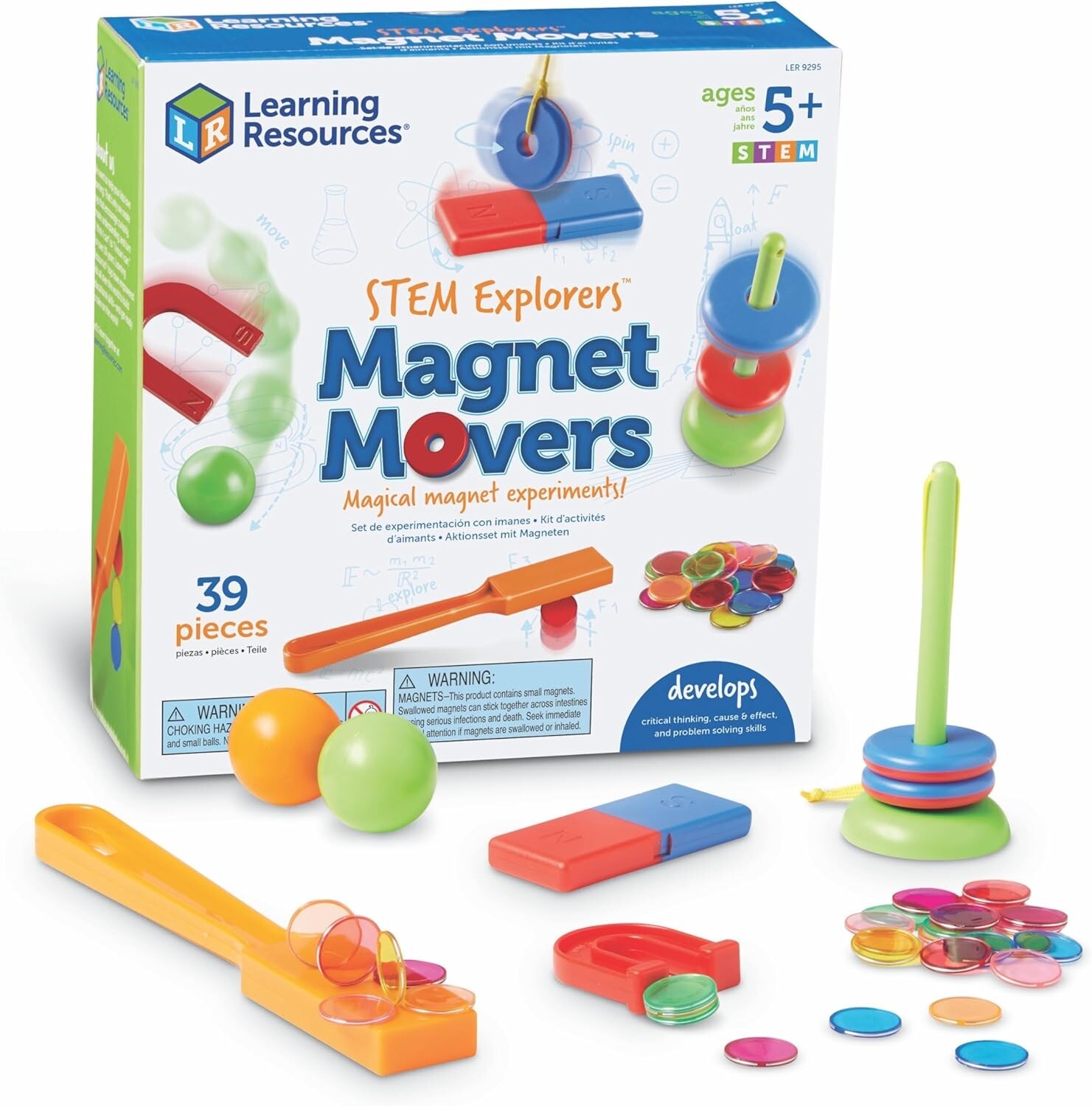 STEM Magnet Movers for Kids 5+ – Critical Thinking & Learning Science Skills-image
