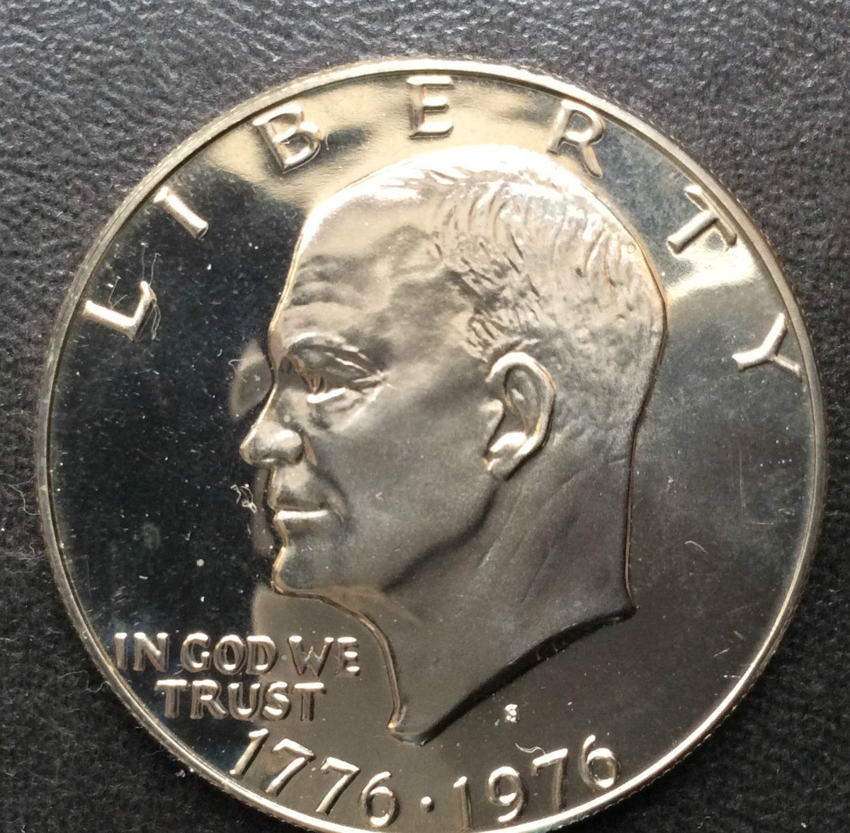 1976-S Eisenhower Bicentennial Dollar DCAM Clad Type I U.S. Coin