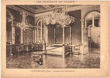 Inside The Empress Chambers, Château de Compiègne, Castle In France Postcard
