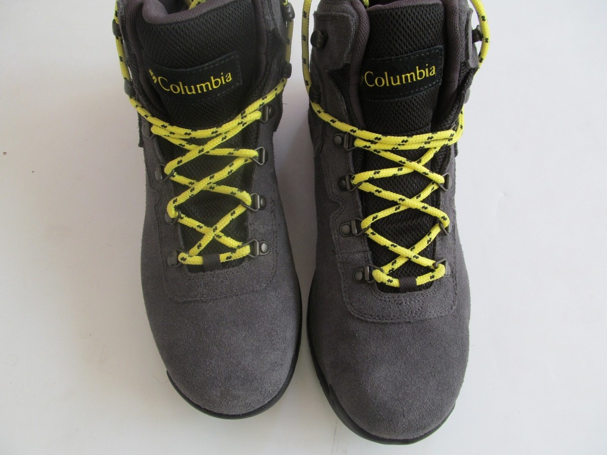 Columbia Yoncalla Suede Waterproof man grey shoes Brand New 