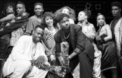 Rappers Dana Dane and Play aka Christopher Martin) of Kid 'N Play - Old Photo 1