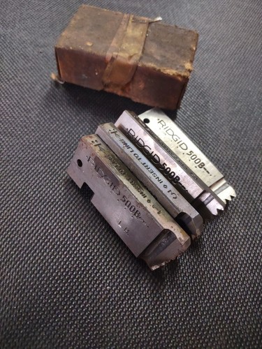 Ridgid 500B 1-1/4”-7 UNC LH thread dies - Picture 2 of 4