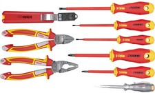 Felo Belt Bag Set ERGONIC VDE 9-pcs. SL/PH/PZ, Tool  Kit for Electricians