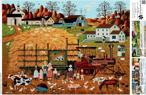 Buffalo Games - Charles Wysocki - Honeynut Valley Farm - 1000 Piece Jigsaw - 第 5/12 張圖片