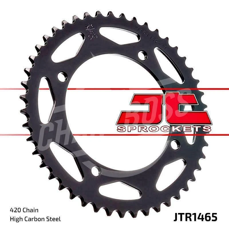 Kit de piñones y cadena de transmisión 420 JT para Kawasaki KX 65 2000-2001 Foto 4 de 4