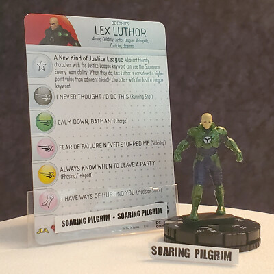 LEX LUTHOR - 048 RARE DC Superman and Wonder Woman Heroclix #48