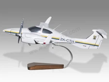 Diamond DA42 CTC Aviation Training Solid Mahogany Wood Handcrafted Display Model