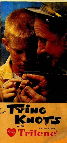 Atar nudos con Trilene años 50 pesca Berkley & Co Spirit Lake Iowa - Imagen 1 de 3